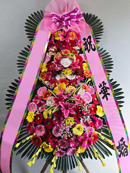 명품웨딩프로포즈 가장 인기있는 3단화환 기본형